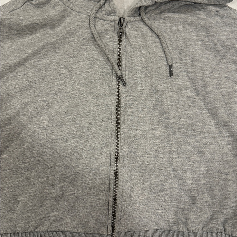 Grey Roxy zipped sweater medium - Picture 3 of 5